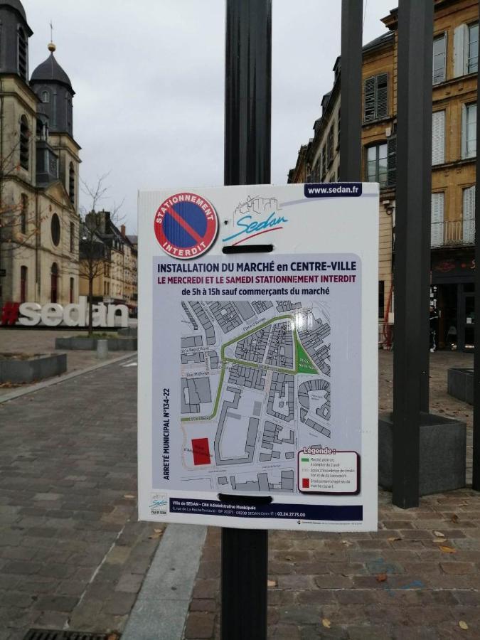 Charmant Duplex Dans Le Centre Historique De Sedan Apartman Kültér fotó